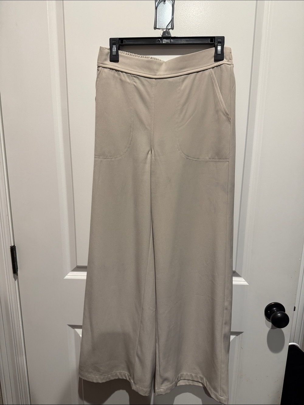 white birch Light Taupe Pull-On Trousers